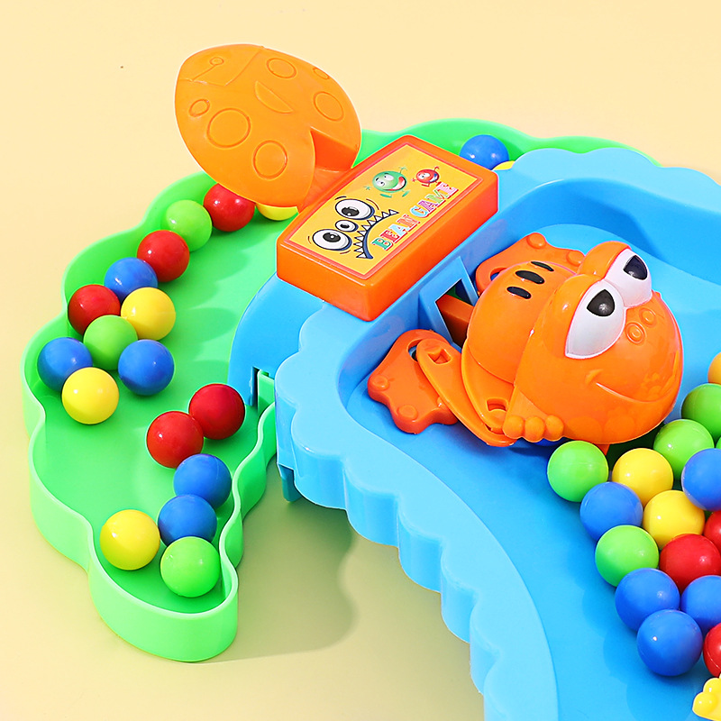 Rana comiendo frijoles Douyin mismo estilo juguete para niños niño loco codicioso Doudou juego de rompecabezas de escritorio interactivo entre padres e hijos