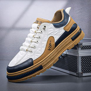 2025 New Autum Men's Shoes Korean Style Fashion Sports Sneakers Male Students Casual Shoes Men's Youth Trendy Shoes