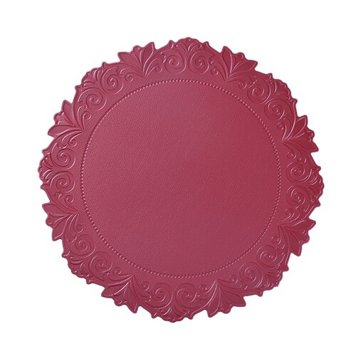 Korean retro embossed lace silicone placemats, bowl mats, tea coasters, anti-scalding mats, pot mats, plate mats, Nordic heat insulation