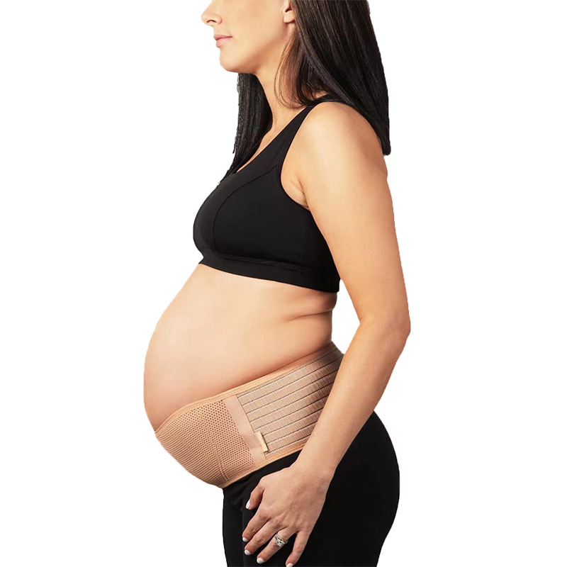 Mesh Breathable Belly Band Belly Lifting Hip Waist Support Adjustable Fishing Line Elastic Band Abdominal Belt