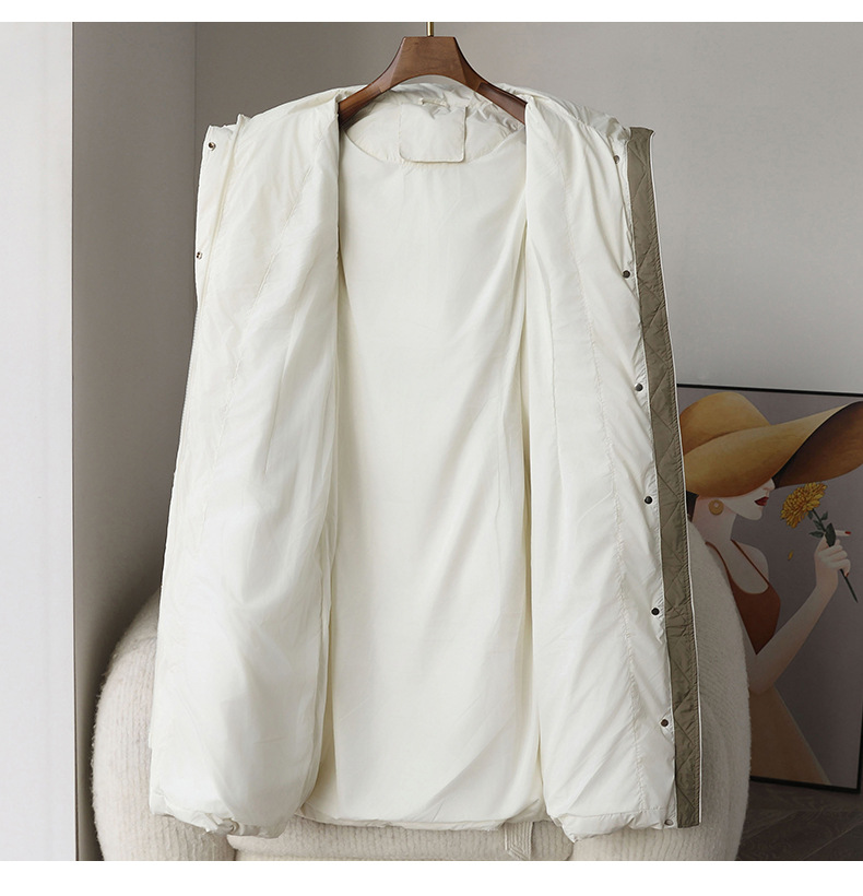 Women's Clothing Down jacket for women winter 2024 new high end Pinghu white duck down long white duck down warm women's clothing wholesale_voghion.com