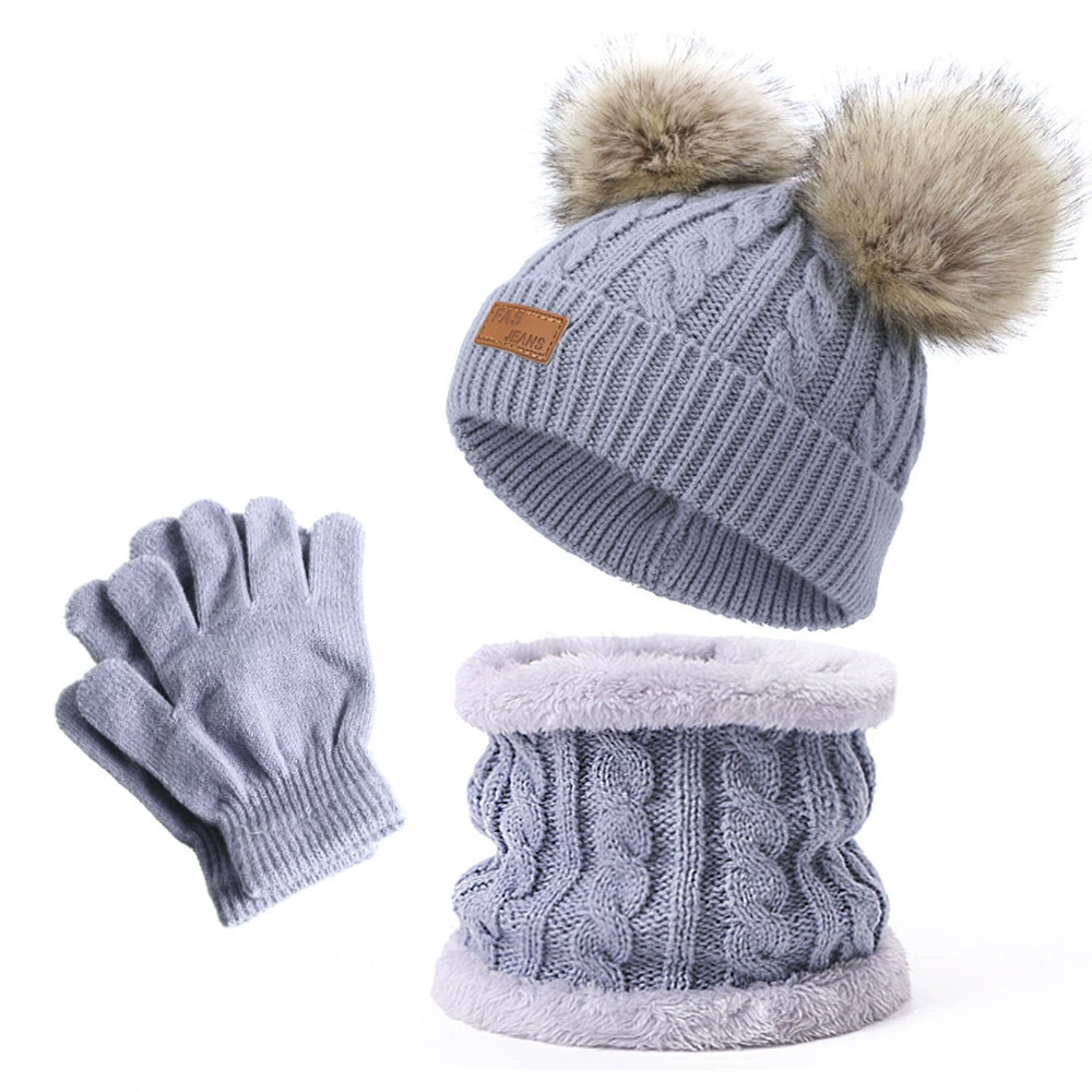 Детский шарф с хвостиком, набор, вязаная шапка, (холодная торговля), Aliexpress
