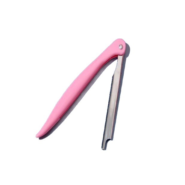 Hoja de pluma ceja trimmer plegable ceja raspador de cejas portátil principiante raspador de cejas hombres y mujeres