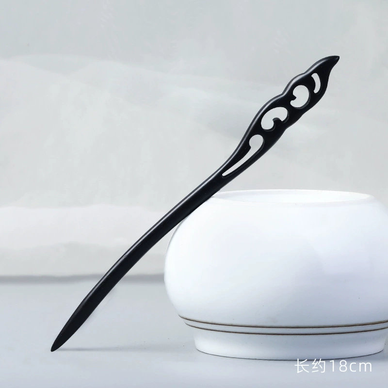 Шпилька для волос (кедр sandalwood) в китайском стиле для Hanfu, ручная резьба, 10 см, высокое качество