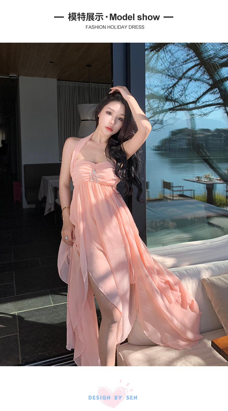 F6640 750K VÁY ĐẦM LIỀN THÂN DÁNG DÀI NỮ SHETDT THỜI TRANG NỮ VẢI VOAN G02 SẢN PHẨM MỚI