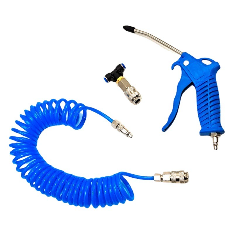 Завод прямой 4*6 Европейский пылезащитный пистолет костюм 5 метров пневматический комбинированный пылезащитный пистолет с спиральной трахеей PUTPU