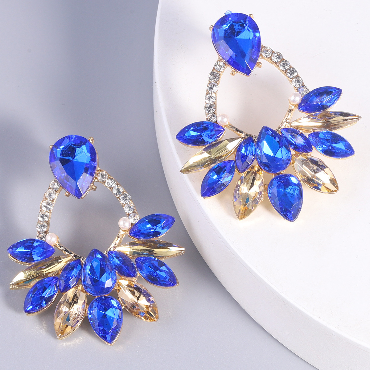1 Pair Quantity Holiday, Banquet Occasion 1 Pair Elegant Geometric Alloy Drop Earrings