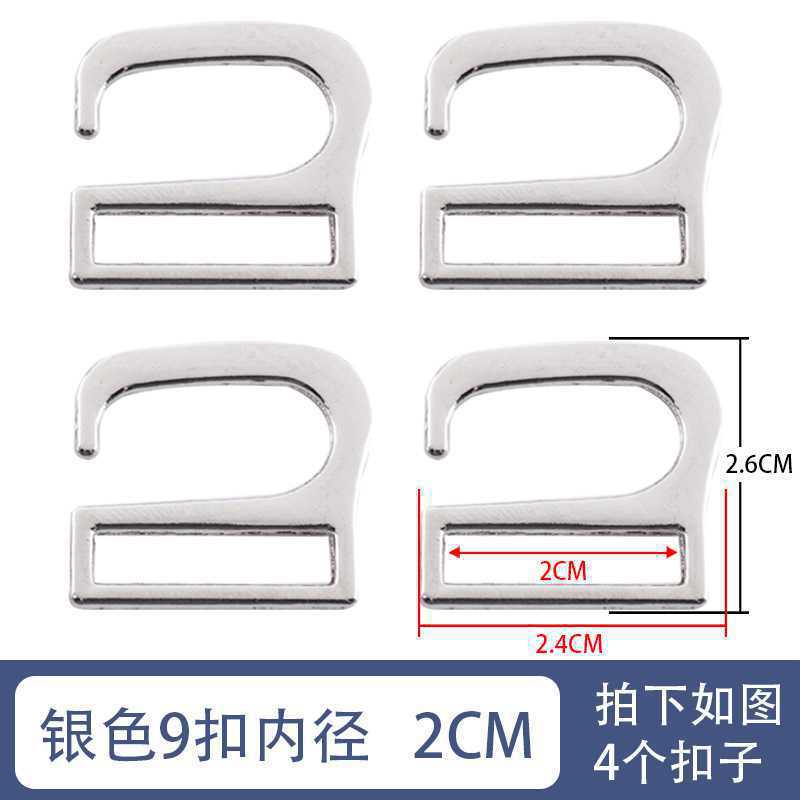 Accesorios de hardware de tacón alto hebilla de zapato de metal sandalias de mujer 8 piezas 9 zapatos redondos hebilla de cordón de botón en forma japonesa otro hogar