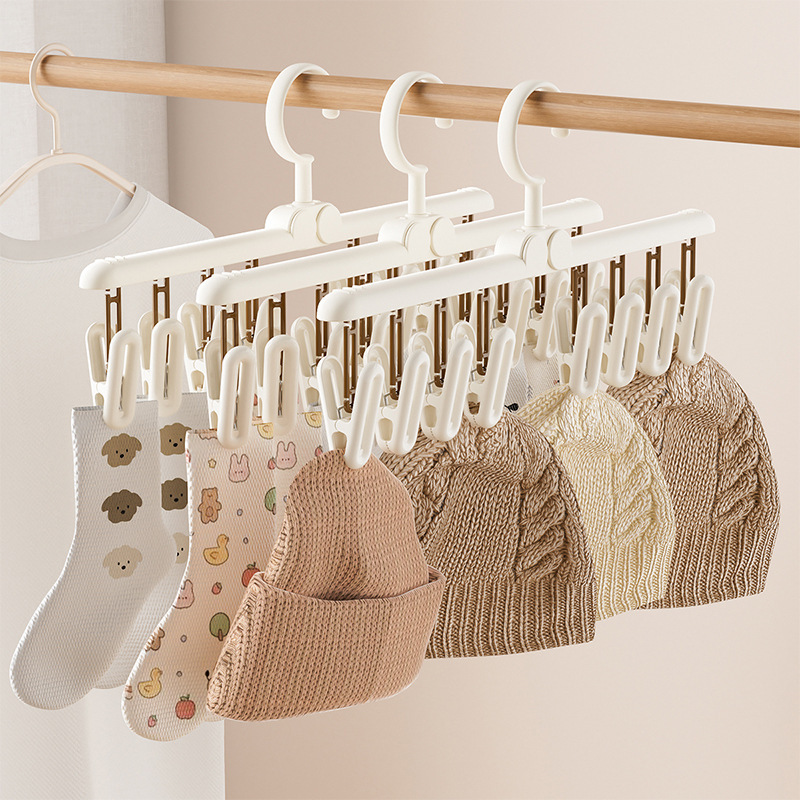 Multi-Clip Clothes Drying Rack, Household Sock Drying Rack, Student Storage Clip, Clothes Hanging Rack, Clothes Clip, Dormitory Sock Drying Rack