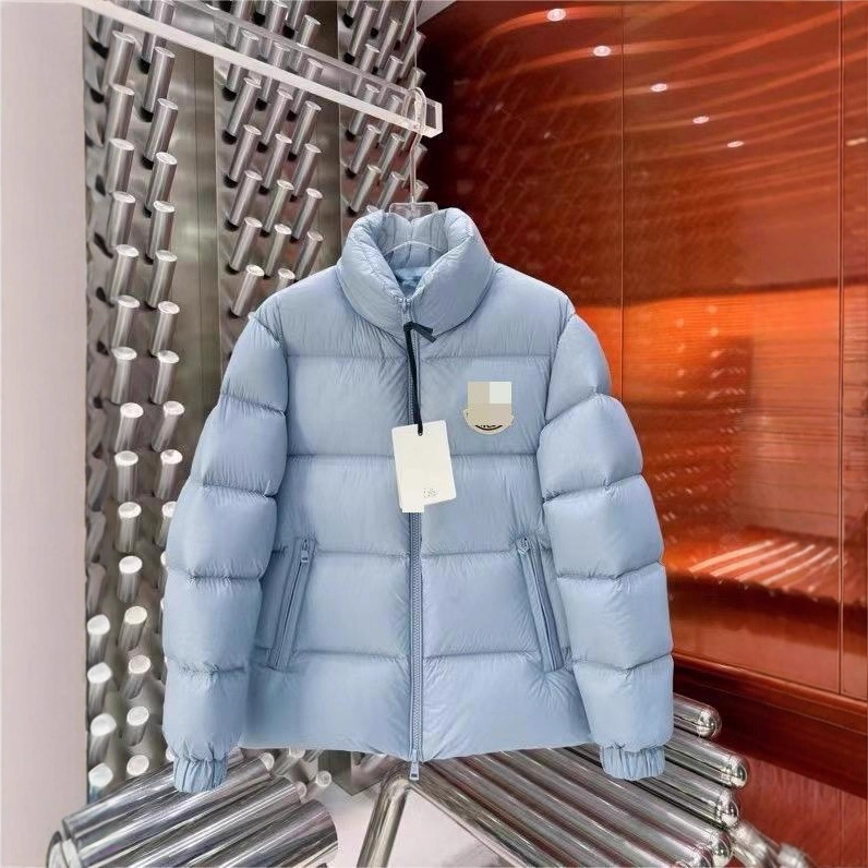 九江羽绒服跨境蒙家正确版立领大标白鸭绒冬季保暖外套面包服夹克|undefined