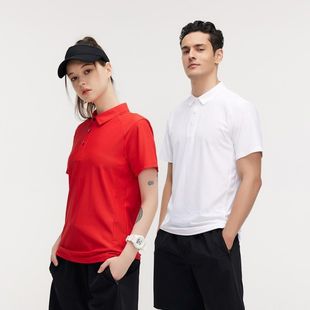 High-grade nylon quick-drying polo shirt overalls T-shirt short sleeve lapel company group building activity clothes logo printing