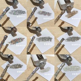 Enni Shi TikTok popular star holding moon high density flash broken diamond sequins fine flash Nail Polish glue factory wholesale