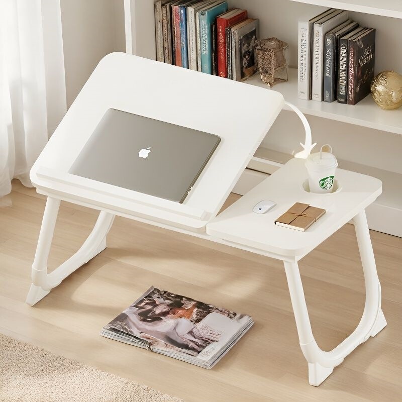 Multifunctional Bed Folding Lift-Up Laptop Table Small Desk Student Dormitory Lazy Study Table Writing Desk