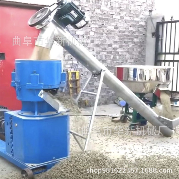 400型绞龙上料颗粒机