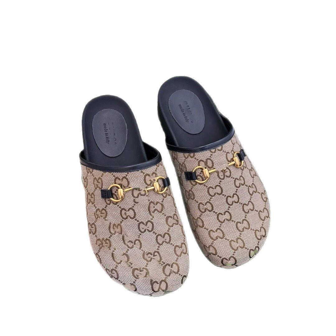 Высокая версия gjia Баотоу полуп slippers женские летние внешняя обувь mule туфли монетница плоская обувь ленивые туфли прямые продажи с завода