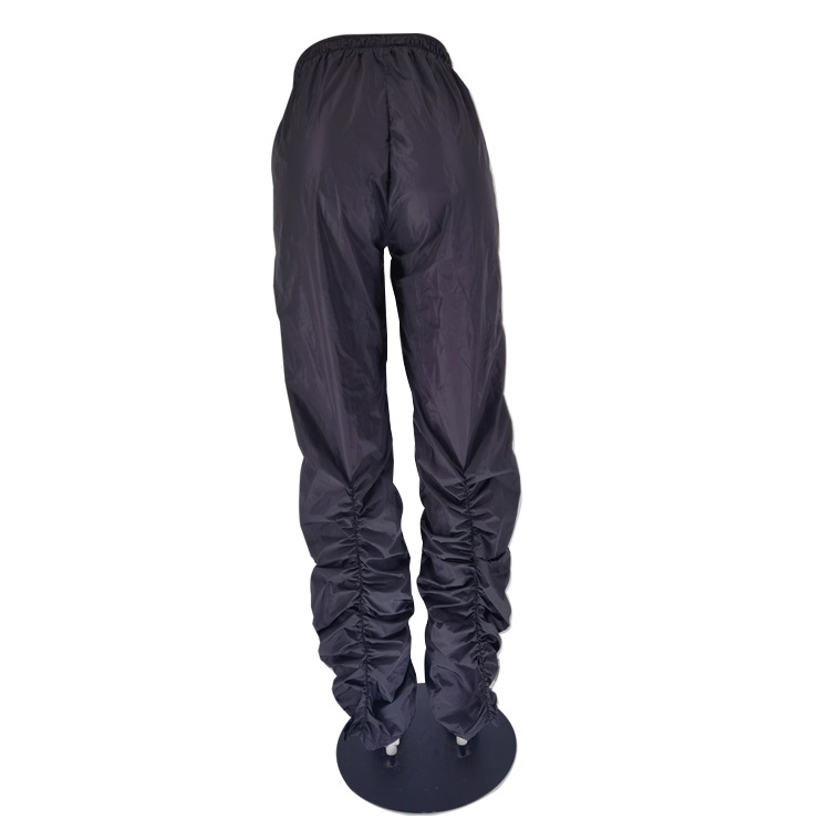 210g Weight Full Length Pants Length Spandex, Polyester Fabric Type Mid Waist Waist Line Cargo Pants Pants Type Micro-Elastic Elasticity Street Occasion Comfort Function Loose Version Solid Color Pattern Spring, Autumn Season Women's Gender Pocket Design Casual Style Women's Street Casual Solid Color Full Length Pocket Cargo Pants 14