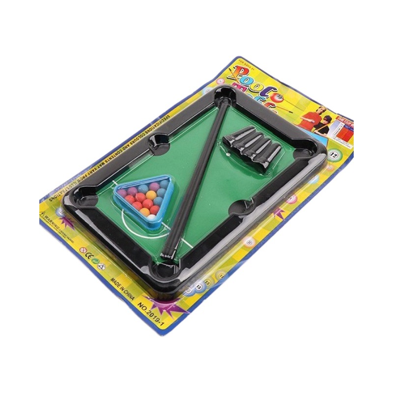 Juguete directo de fábrica billar de simulación infantil mesa de billar juguete juego de escritorio juguete infantil Tarjeta de papel de juguete