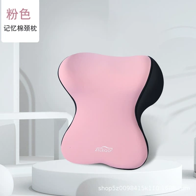 Car Headrest Neck Pillow Lumbar Headrest - single-headrest-pink