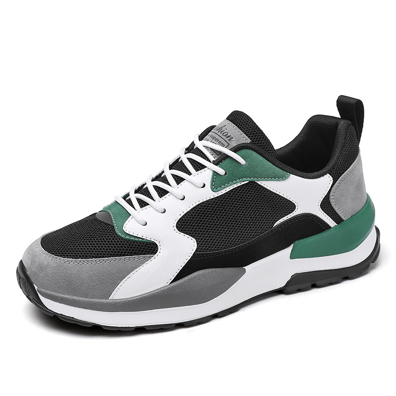 China-Chic ins Scarpe da papà a vita alta Moda per adolescenti Scarpe da ginnastica da basket casual oversize per studenti da uomo_voghion.com