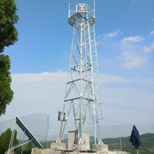 旅游景点监控铁塔防火摄像头支撑塔架楼顶监控塔20米摄像钢构