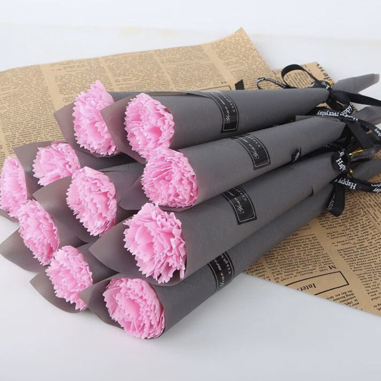 Single bouquet brightening model (carnations) ~ pink