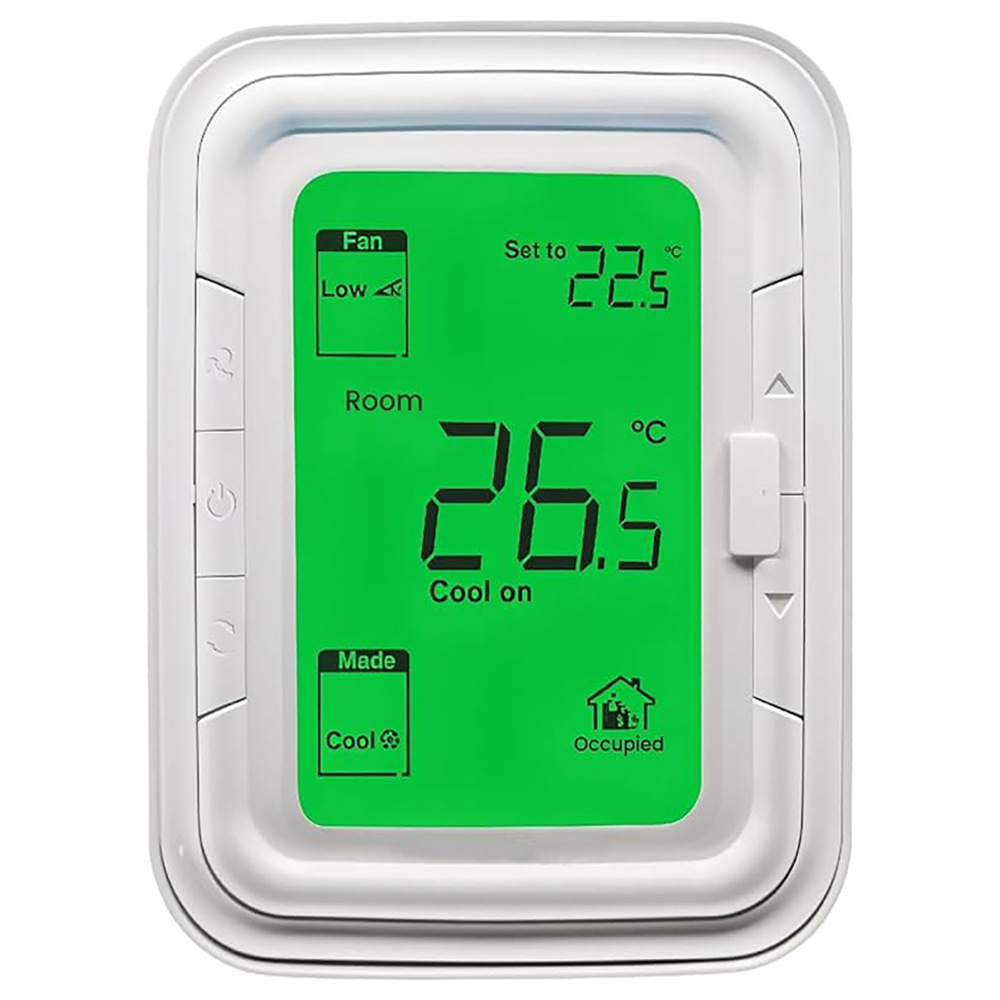 Termostato Digital Inteligente para Fan Coil T6861H2WB, Pantalla Digital LCD