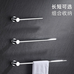 全銅毛巾架藝術風衛生間毛巾杆浴室輕奢浴巾架浴室創意毛巾掛杆
