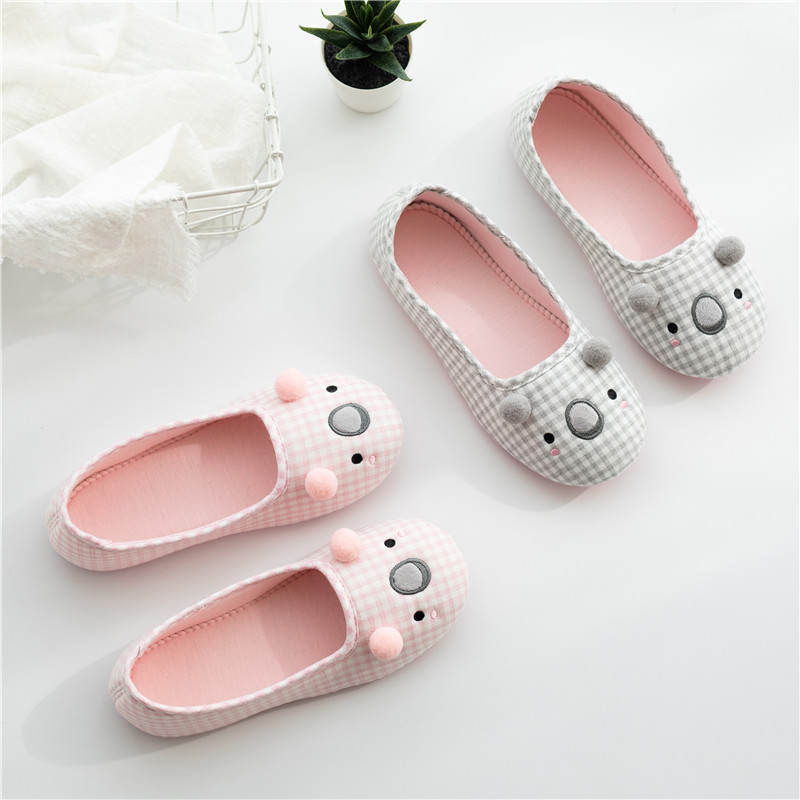 Maternity Shoes with Covered Heels, Breathable Soft-Soled Home Shoes for Pregnant and Postpartum Women, Cute Indoor Postpartum Slippers for Spring and Autumn, Comfortable