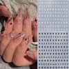 Nail stickers, fake nails contains rose, sticker for nails, wholesale, pink gold