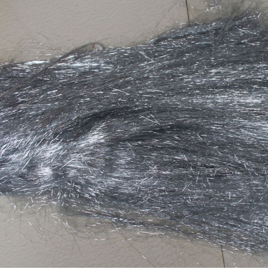 银亮细腻亮丝金属质感轻盈亮丽长毛大红纤维丝梦幻彩虹柔软小丝