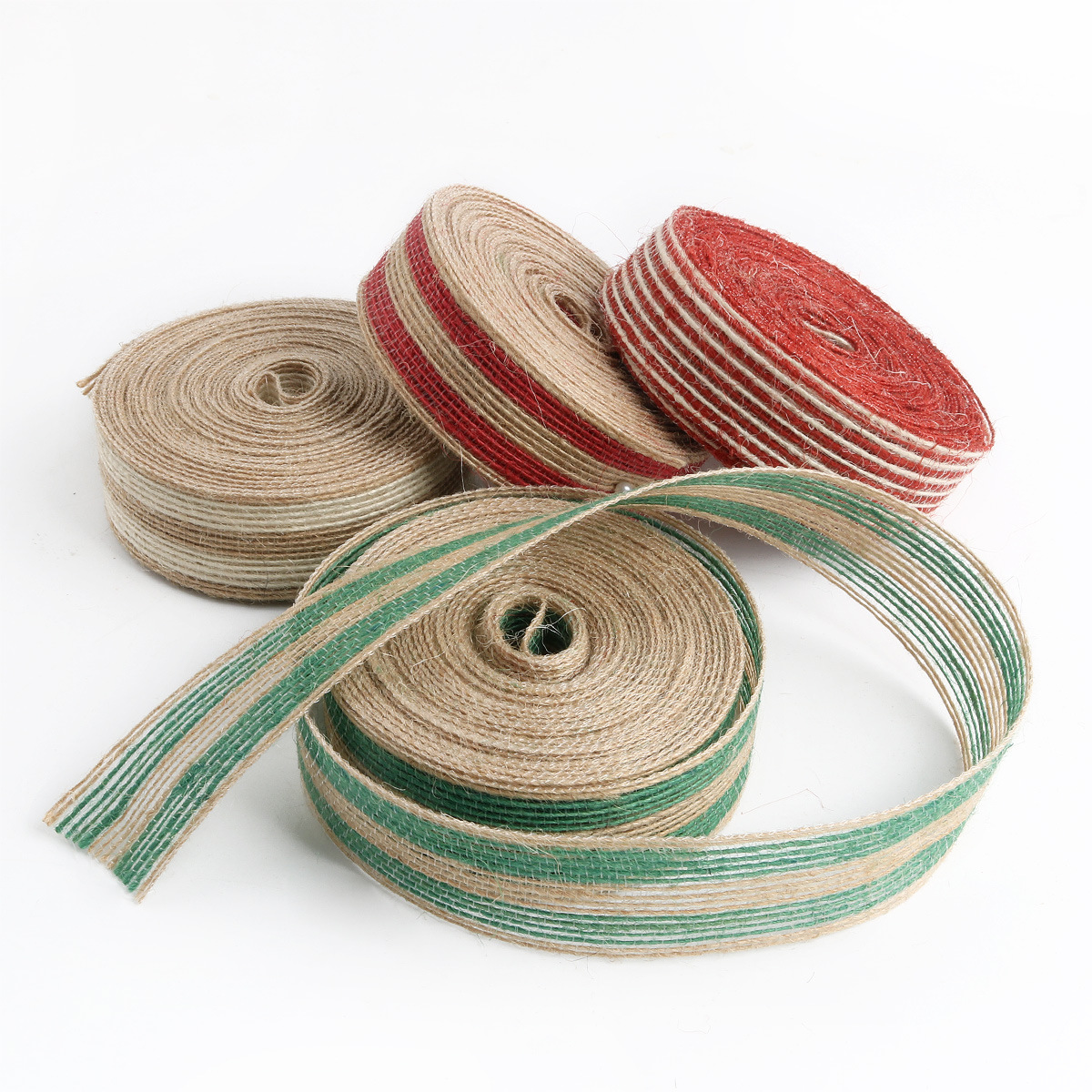 彩色棉麻织带2.5mm 鲜花包装 麻布丝带diy蝴蝶结花店花束包装材料
