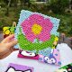 Hair ball painting full shop diy handmade material bag children's paste painting kindergarten creative group building warm-up activities