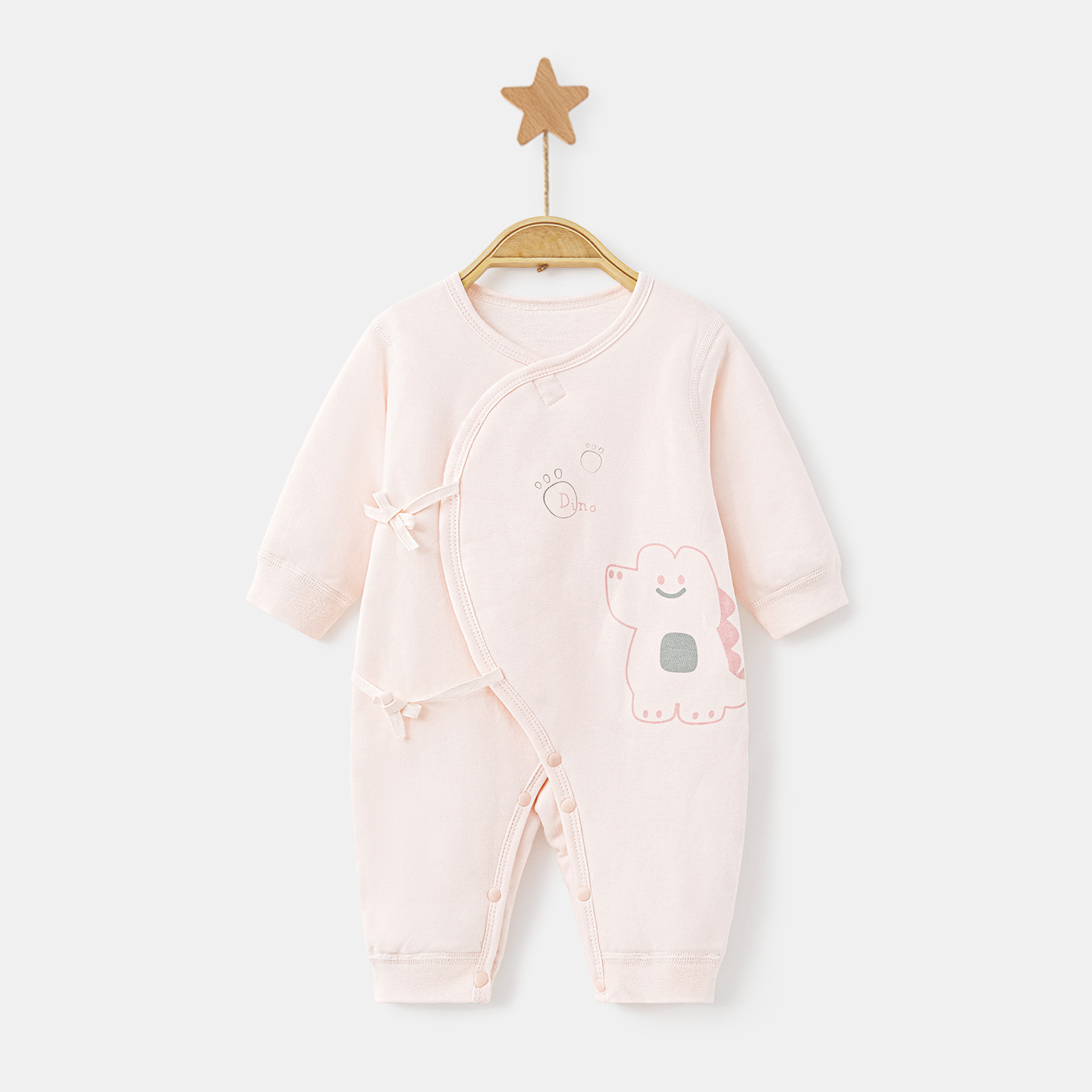 Ropa de bebé recién nacido otoño y invierno nacimiento 0 calor marzo delgado monje de algodón pellizco para niños pequeños harp, bebé recién nacido camiseta image 8