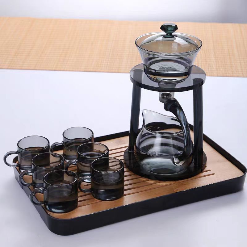 원통형 그레이 + 컵 6개 + 티 트레이