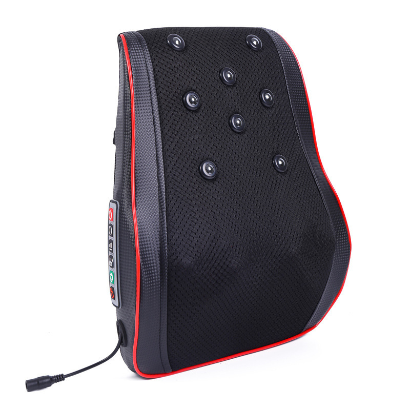 一件代発送 卸売 腰マッサージクッション 腰椎枕 背中脊椎 首肩マッサージ器 家庭用 車載用|undefined