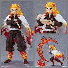 鬼灭之刃 figma 553# 炼狱杏寿郎 炎柱 关节可动 模型 盒装手办