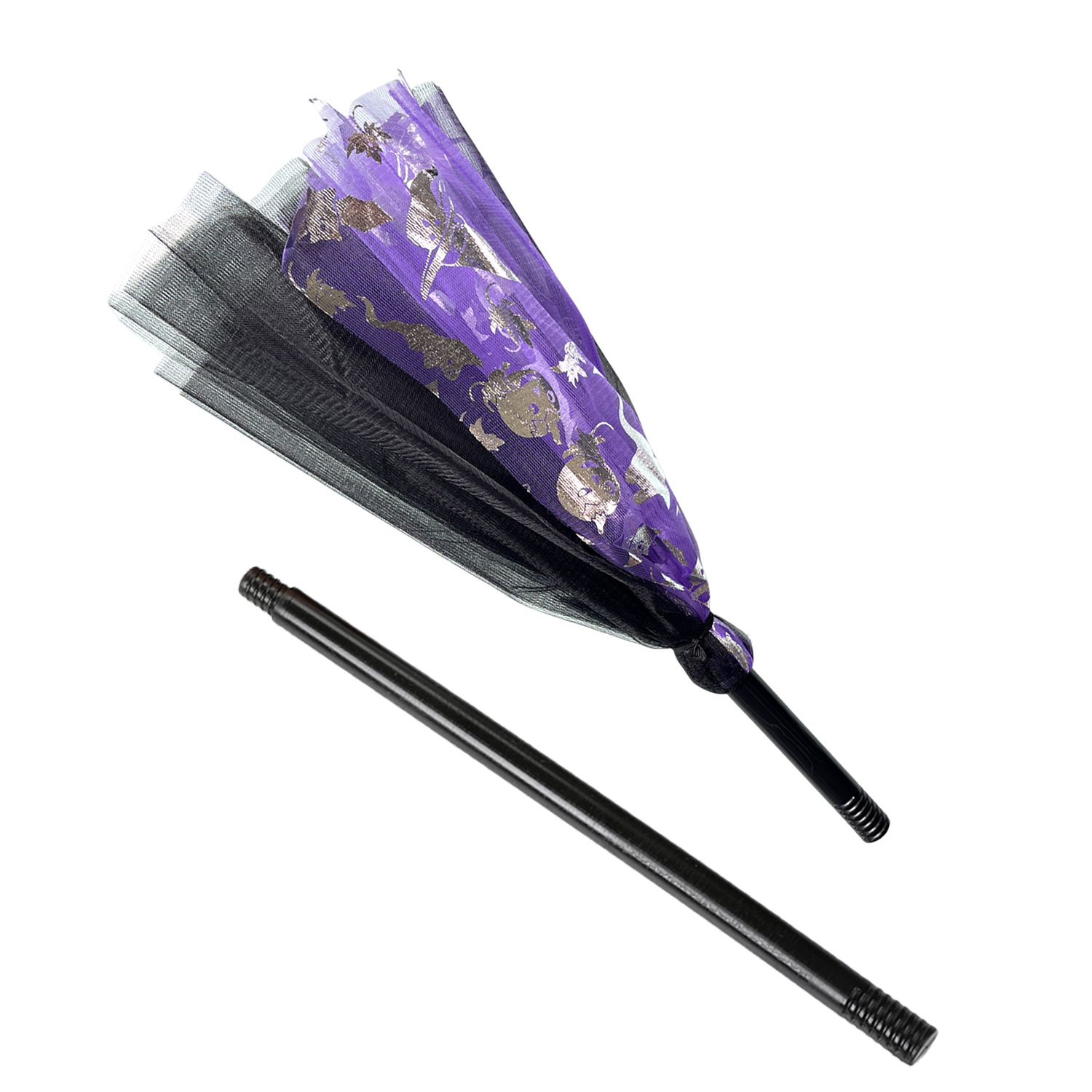 099紫黑扫把平头