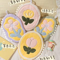 サンゴフリースハンドタオル 吊り下げ式 吸水性抜群 高品質 厚手 ハンドタオル 可愛い キッチンタオル ギフト