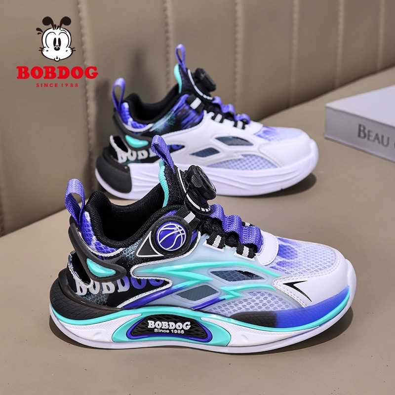 Babudou zapatos deportivos para niñas verano de una sola red hueca zapatos de baloncesto para niños grandes con botones para niños zapatos para correr para niños