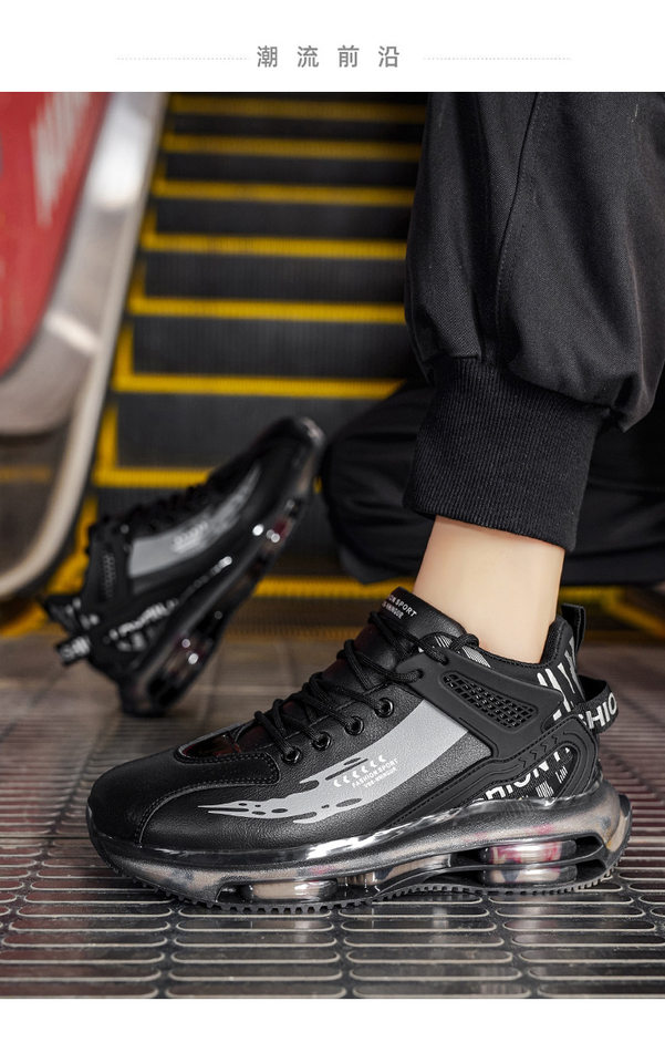 Giày chạy bộ nam đệm khí thoáng khí chống trượt giảm chấn kiểu dad shoes — 537 màu đen, 537 trắng xanh, 537 trắng đen chi tiết 13