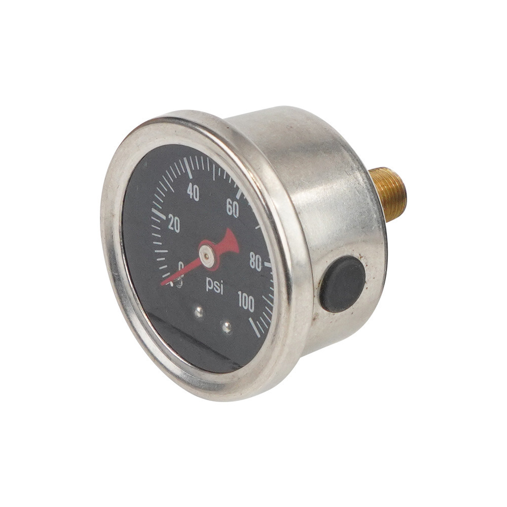 Qìchē Car Fuel Pressure Gauge 0-100Psi Fuel Regulator Pressure Gauge with 1/8"NPT Adapter AN (automobile instrument) - single-oil-gauge