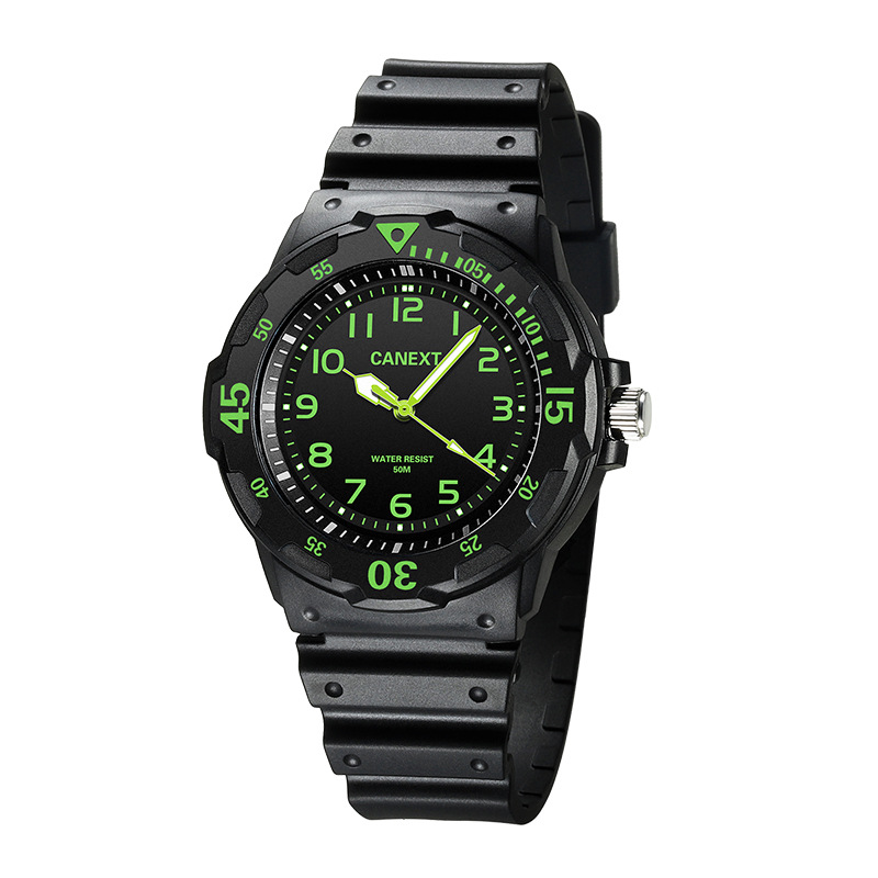 검은 얼굴 녹색 글자 달력 없음