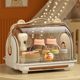 Feeding bottle storage box rack draining rack dustproof food supplement tool storage cabinet baby tableware storage box with lid