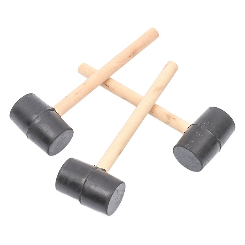 180 г кожаный молоток черный кожаный молоток резиновый молоток деревянный ручка резиновый молоток полки молоток резиновый молоток трансграничный специальный