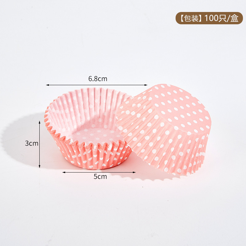 Hot sale pastel de papel a prueba de aceite 100 paquetes de postre de alto rendimiento pastel de nieve niang base de papel de horneado tazas