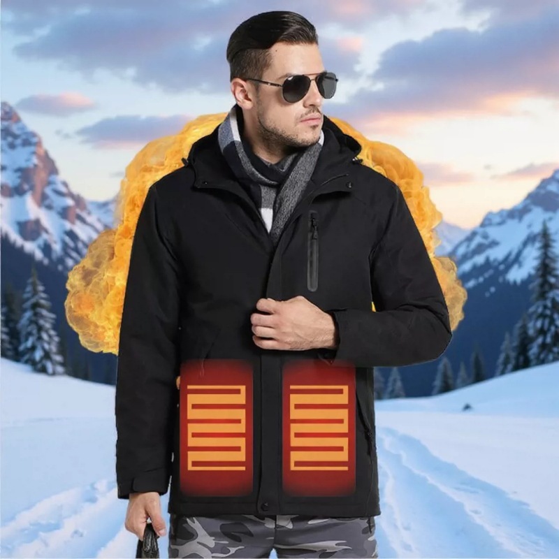 Smart Heating Charge Clothes New Large Size Couple Charge Clothes Men's Warm Charge Clothes