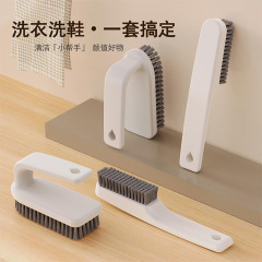 靴ブラシ 柔らかい毛で靴を傷めない 家庭用靴洗いブラシ 洗濯用ブラシ 靴磨き 白い靴の汚れ落としツール