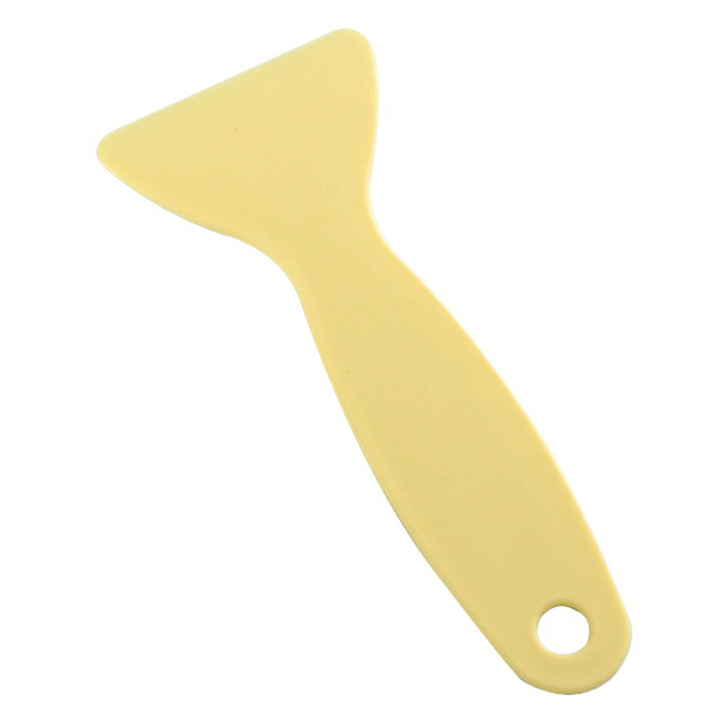 Цвет ручной счет маленький желтый Лопата фильм треугольник пластиковый скребок кусок автомобиля красоты соскабливание ручной счет Goo карта наклейка инструмент