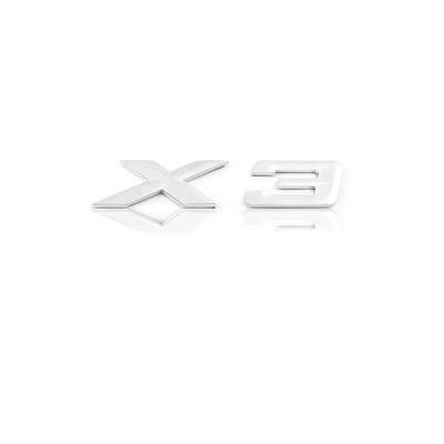 Bmw X1X3X5X6 Car Logo Digital: Car logo - x3-silver-new-model
