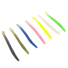 路亞軟餌面條蟲10cm/2.6g蚯蚓軟蟲加鹽加腥海釣淡水鱸魚卷尾叉尾